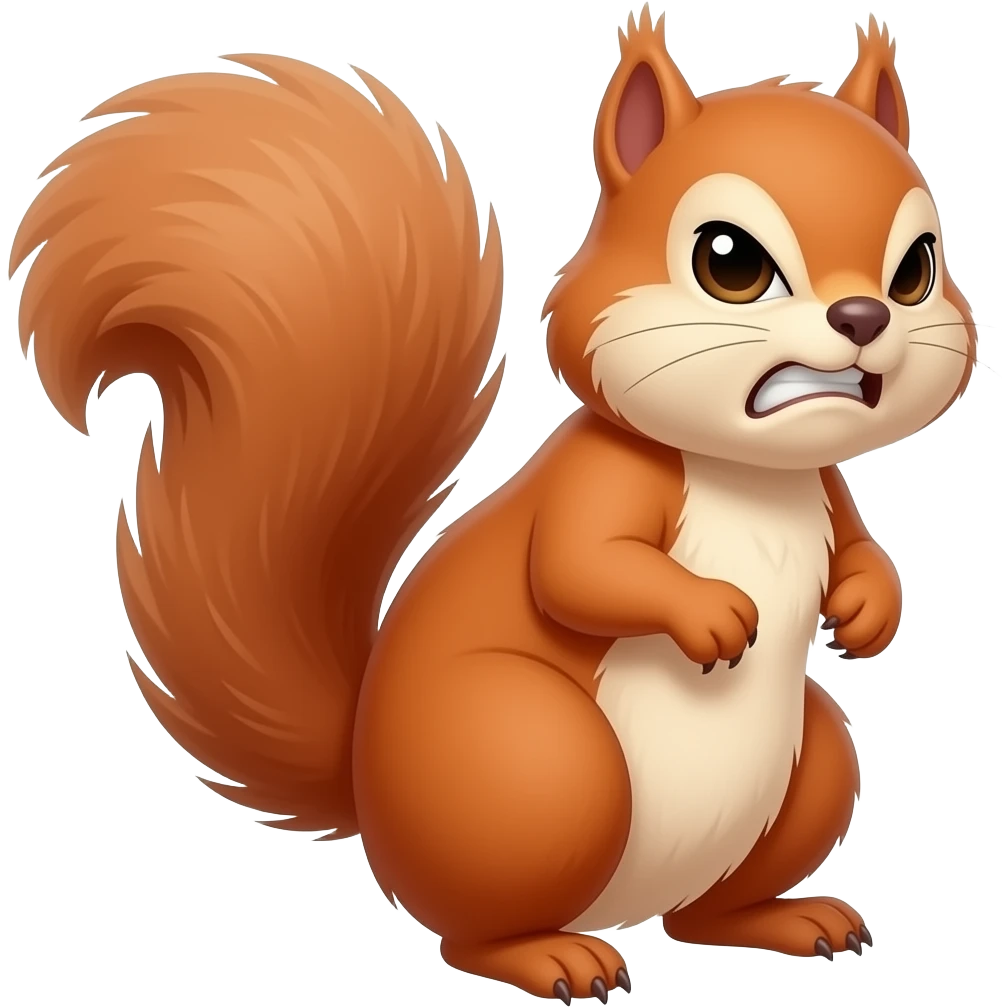 squirrel angry emoji