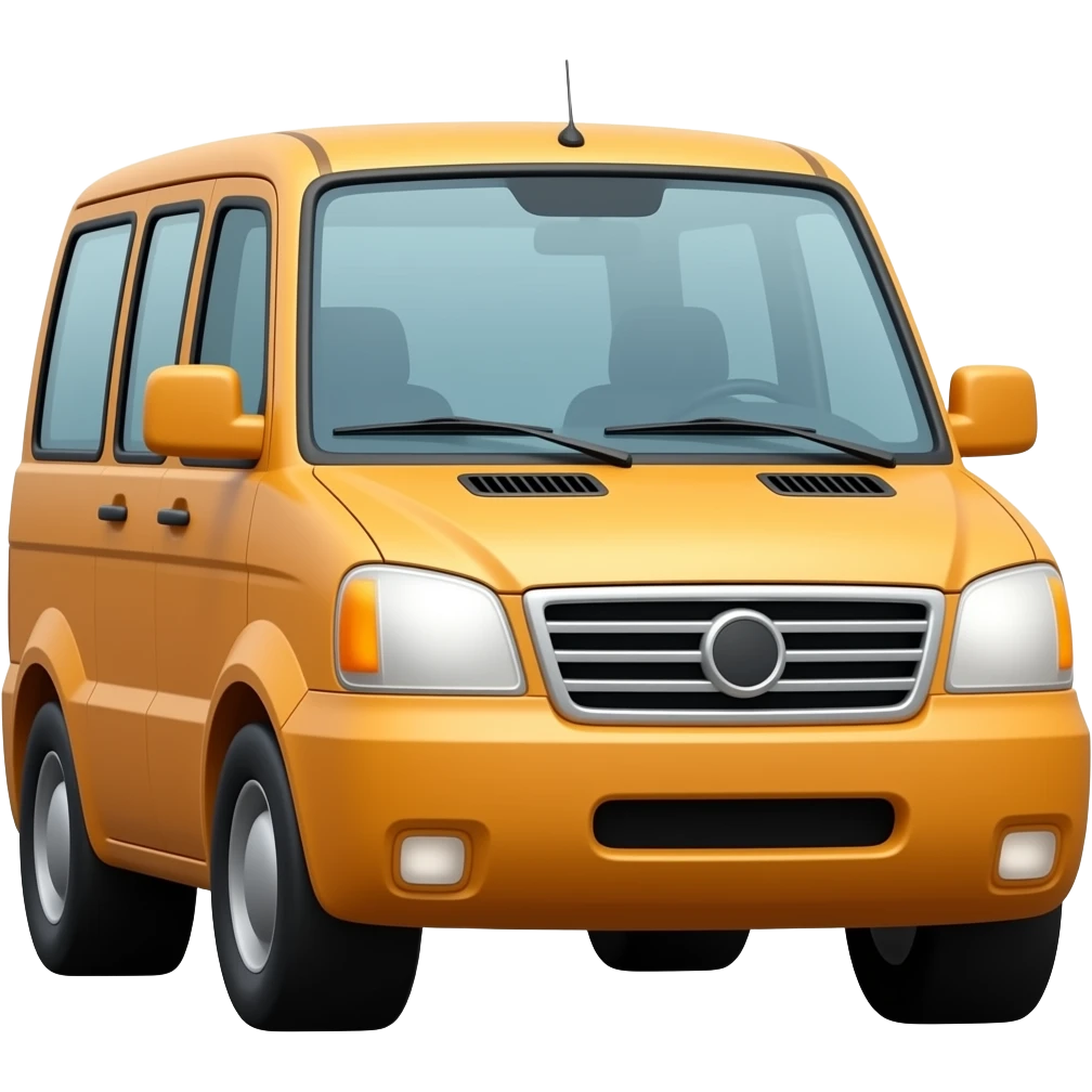 orange combi van emoji