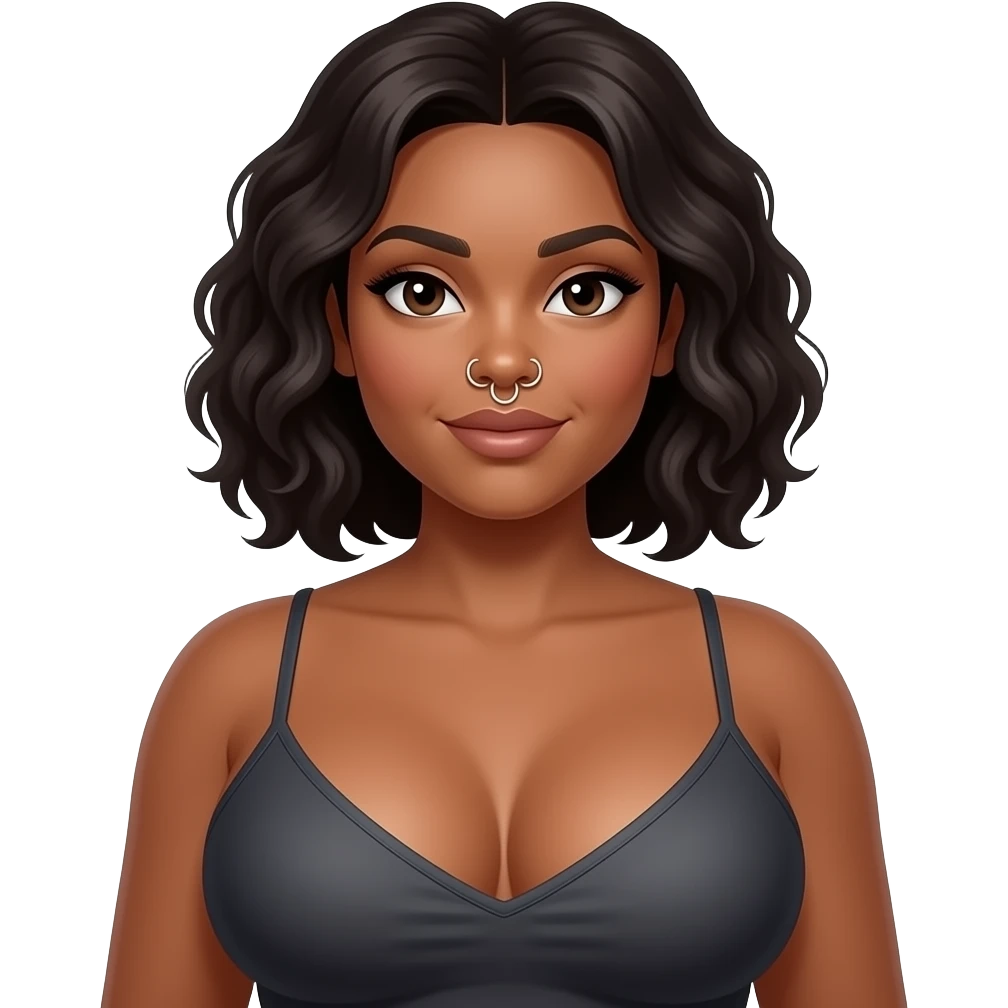 Can you make the boobs/breast much bigger on a black girl with double nose rings like triple d plus size boobs I want the boobs bigger than the head at this point emoji