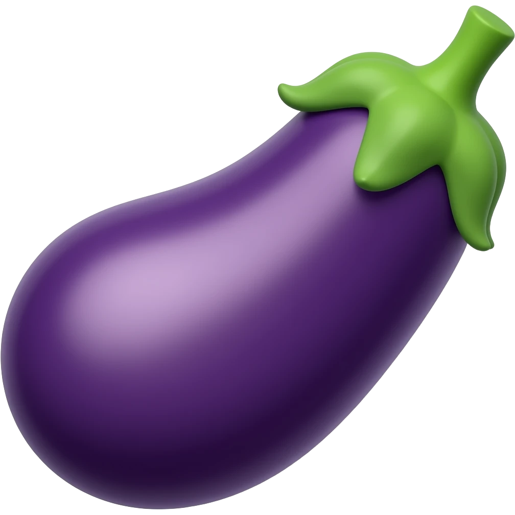 toy eggplant emoji