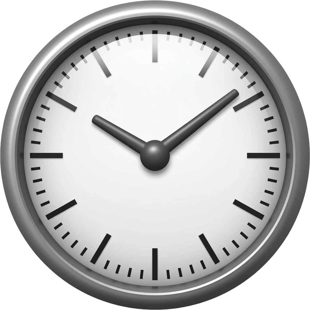 Clock it emoji