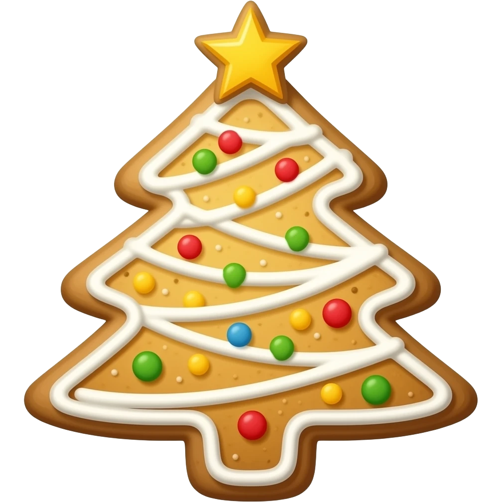 Christmas cookie emoji