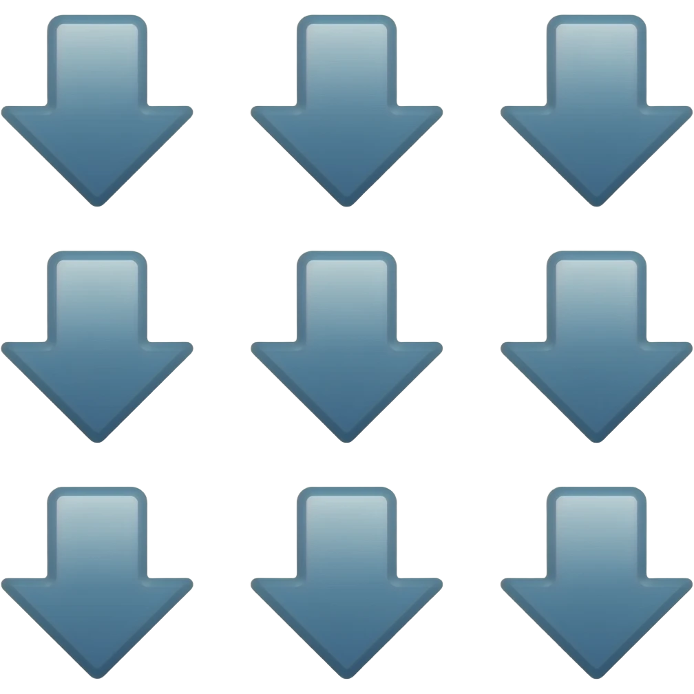 Arrows pointing down emoji