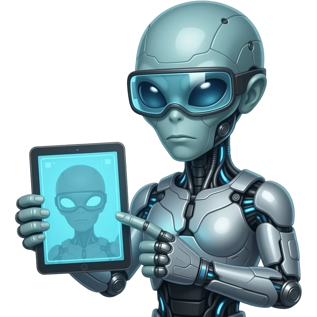 Technical Alien emoji
