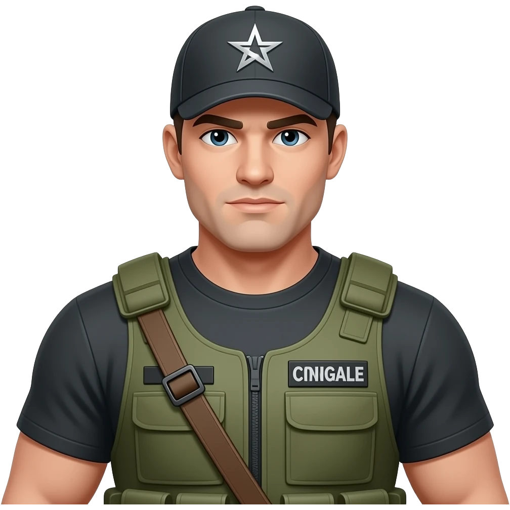Buff bodyguard emoji