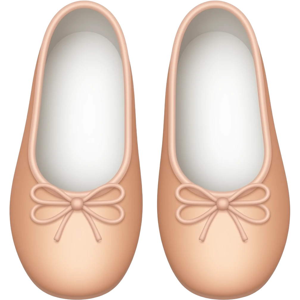Zapatos de balet rosas emoji