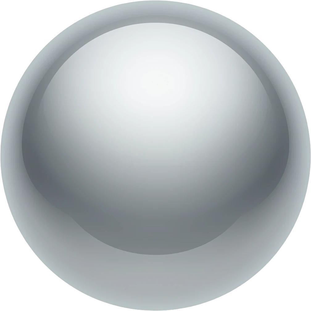 silver ball emoji