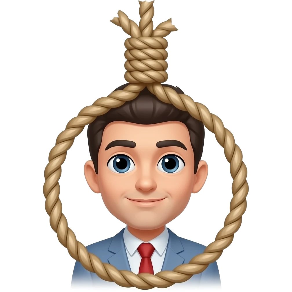 noose and thinking emoji emoji