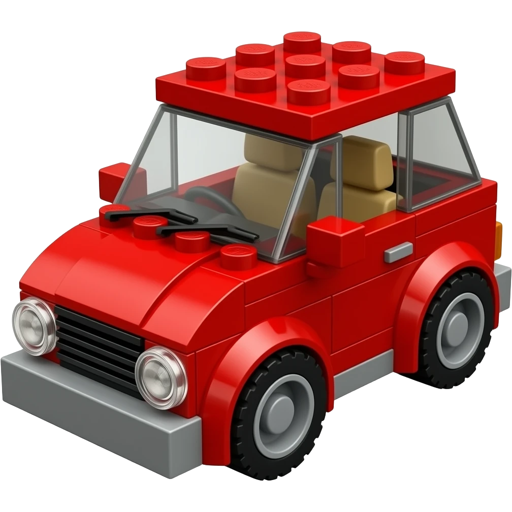 lego red car emoji