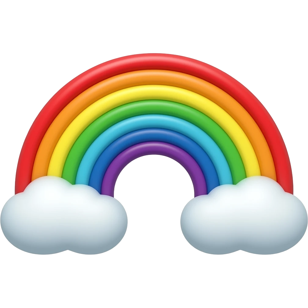 Rainbow emoji