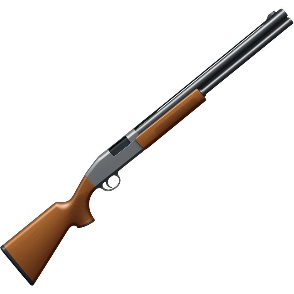 Shotgun to the left diagonal emoji