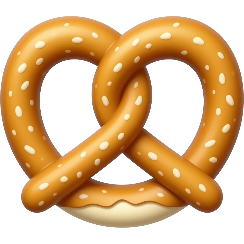 Pretzel emoji