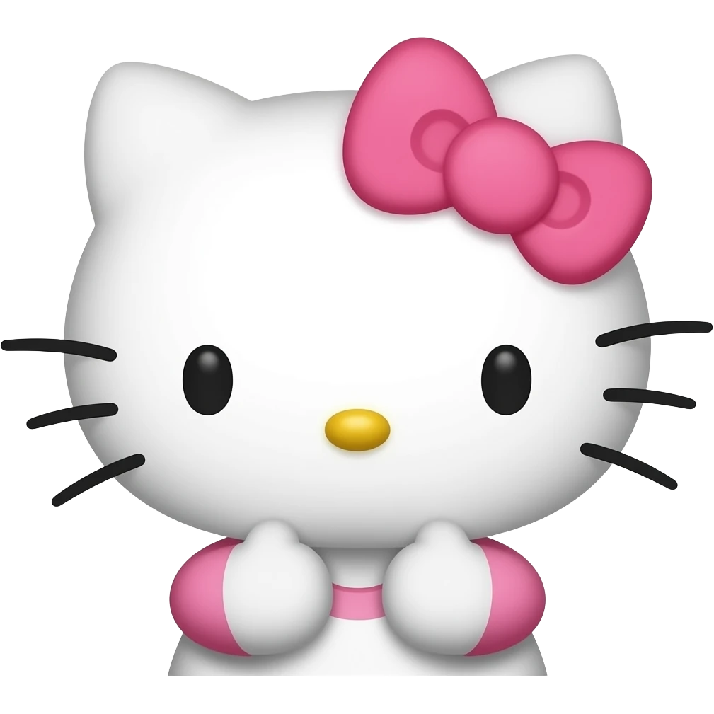 Hello kitty emoji