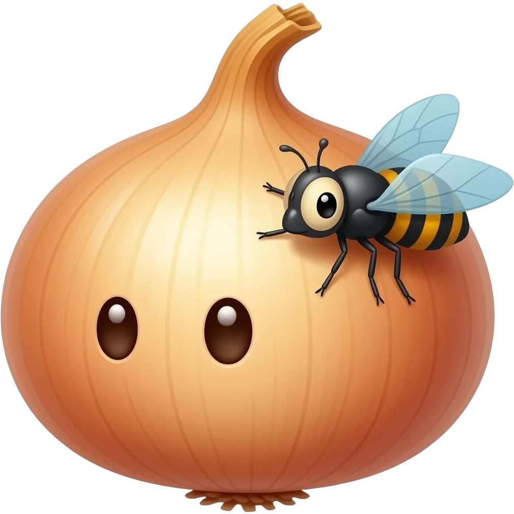 onion flies emoji