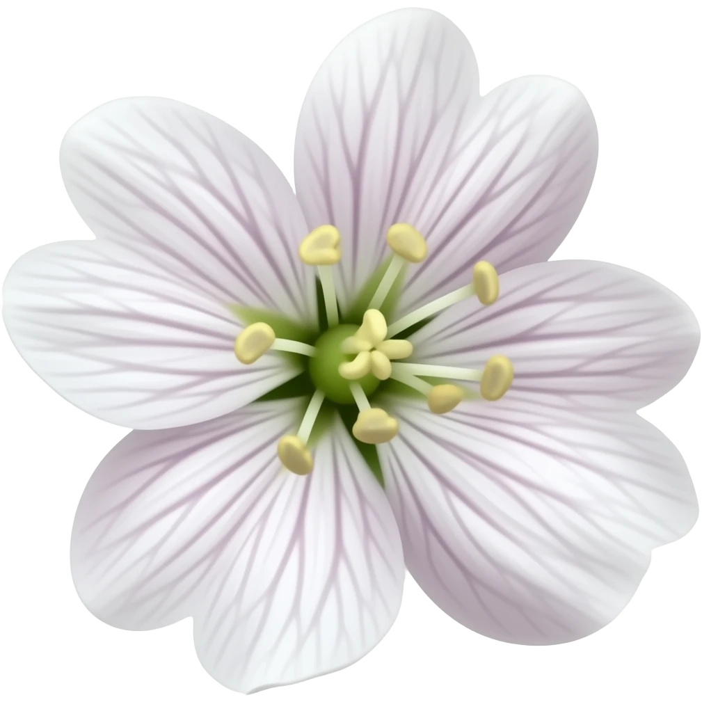 нарисуй цветы asperugo procumbens emoji