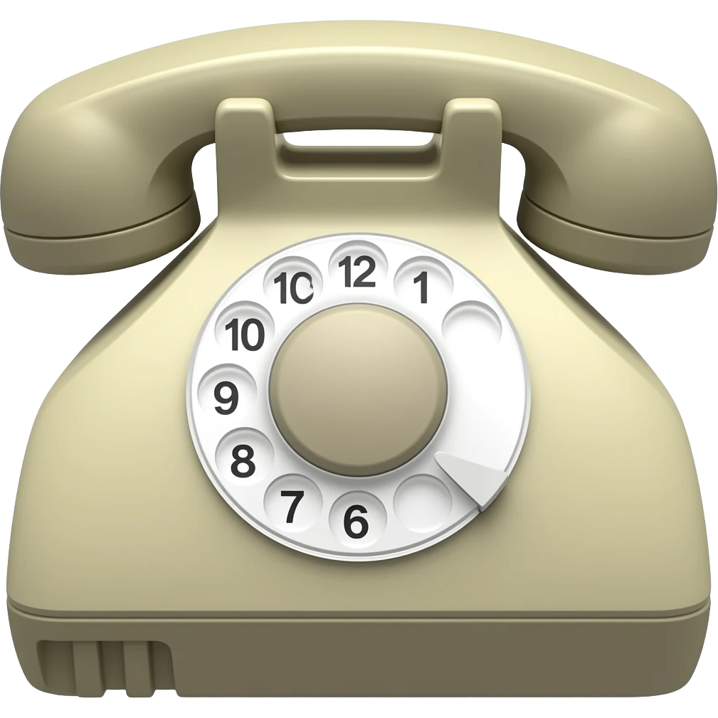 telephone transparent background emoji