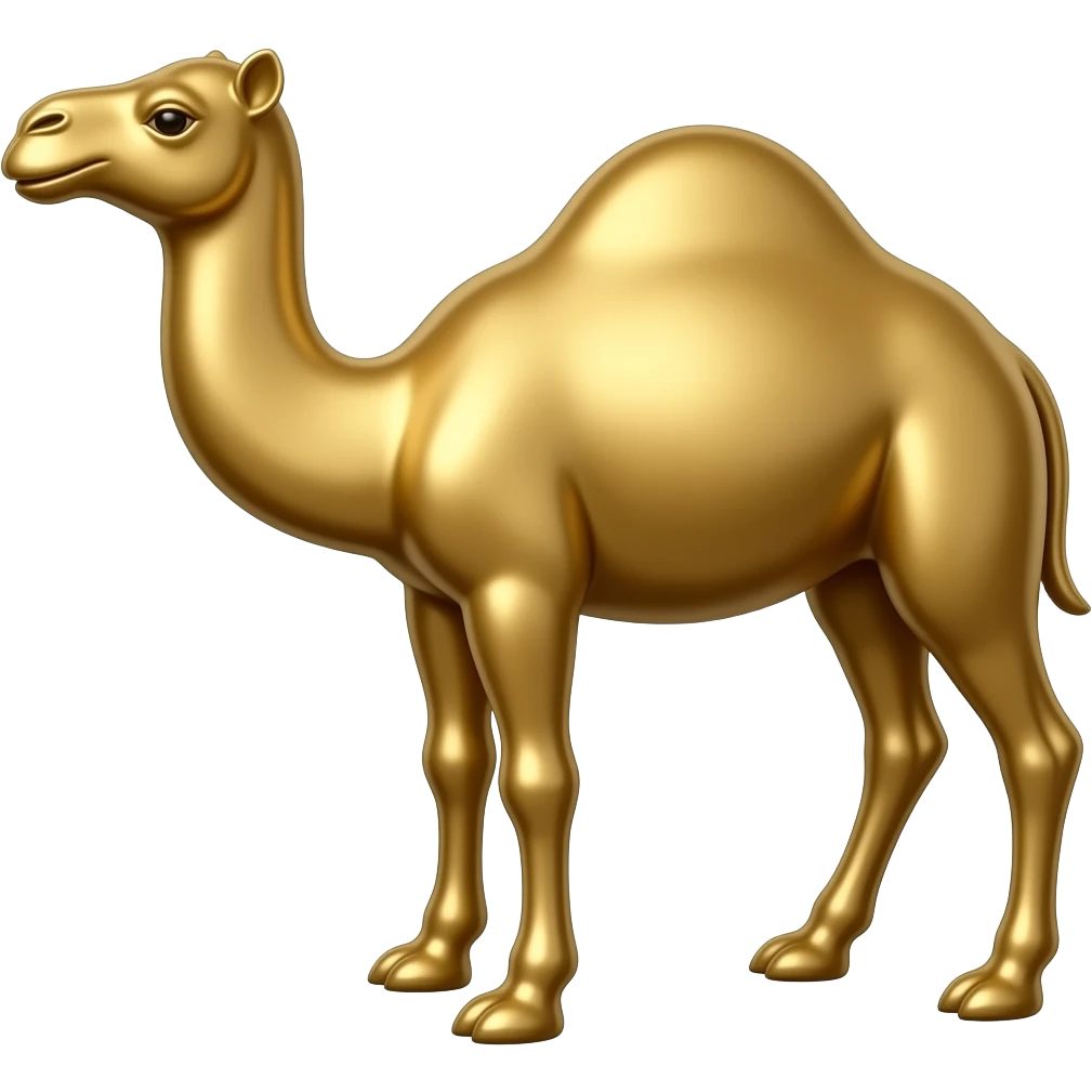 Camel Brass Statue emoji