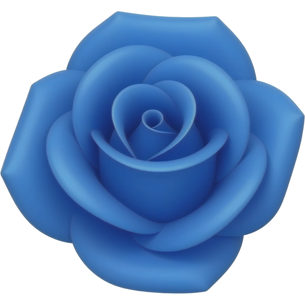 گل رز به رنگ ابی emoji