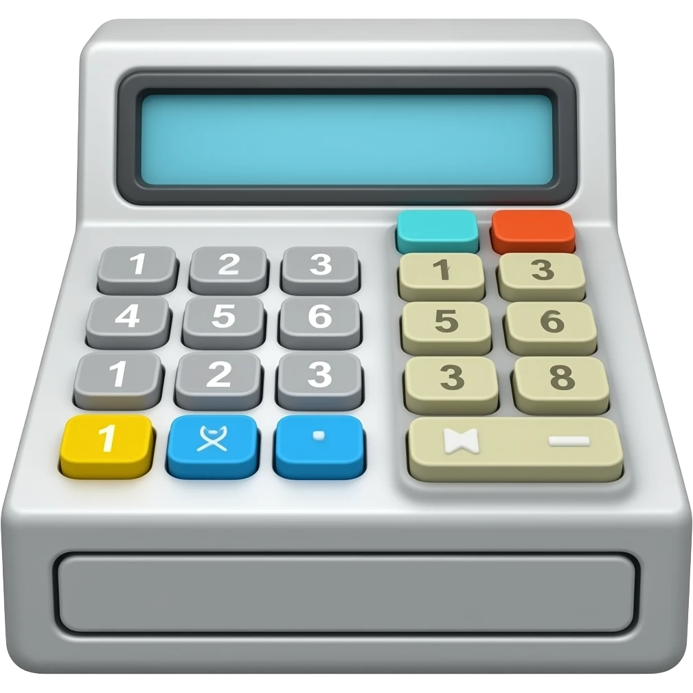 Caja registradora emoji
