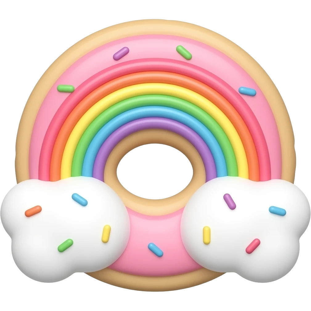 pastel rainbow poptart emoji