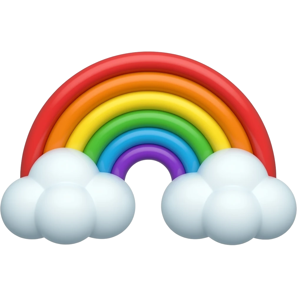Rain bow emoji