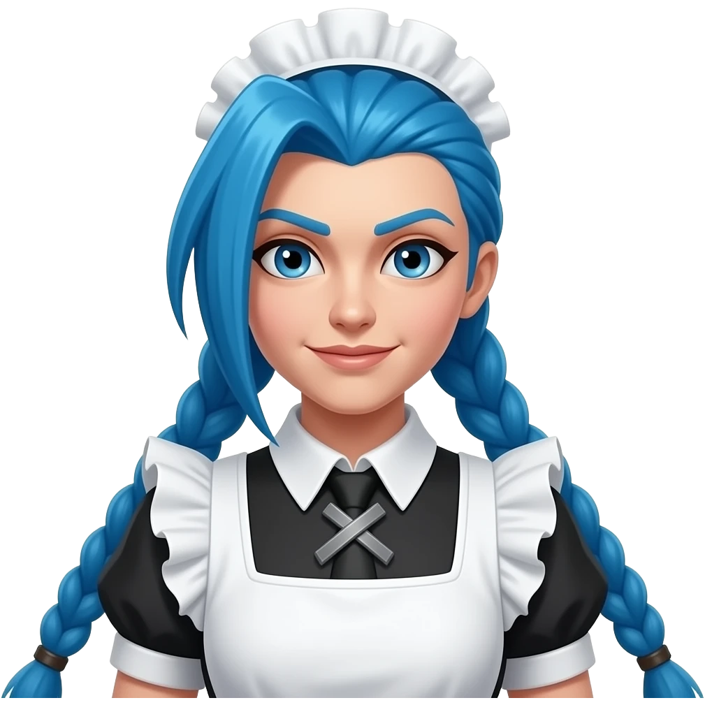 Make a maid jax emoji