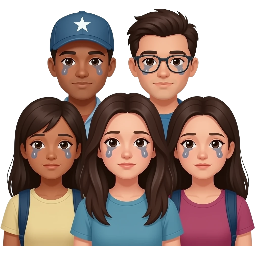 the night owls college students that likes to stayy up until late and with dark eyebags. please erasie the tears emoji