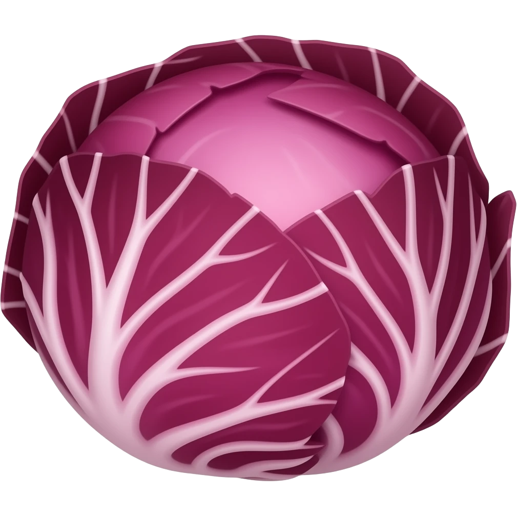 red cabbage emoji