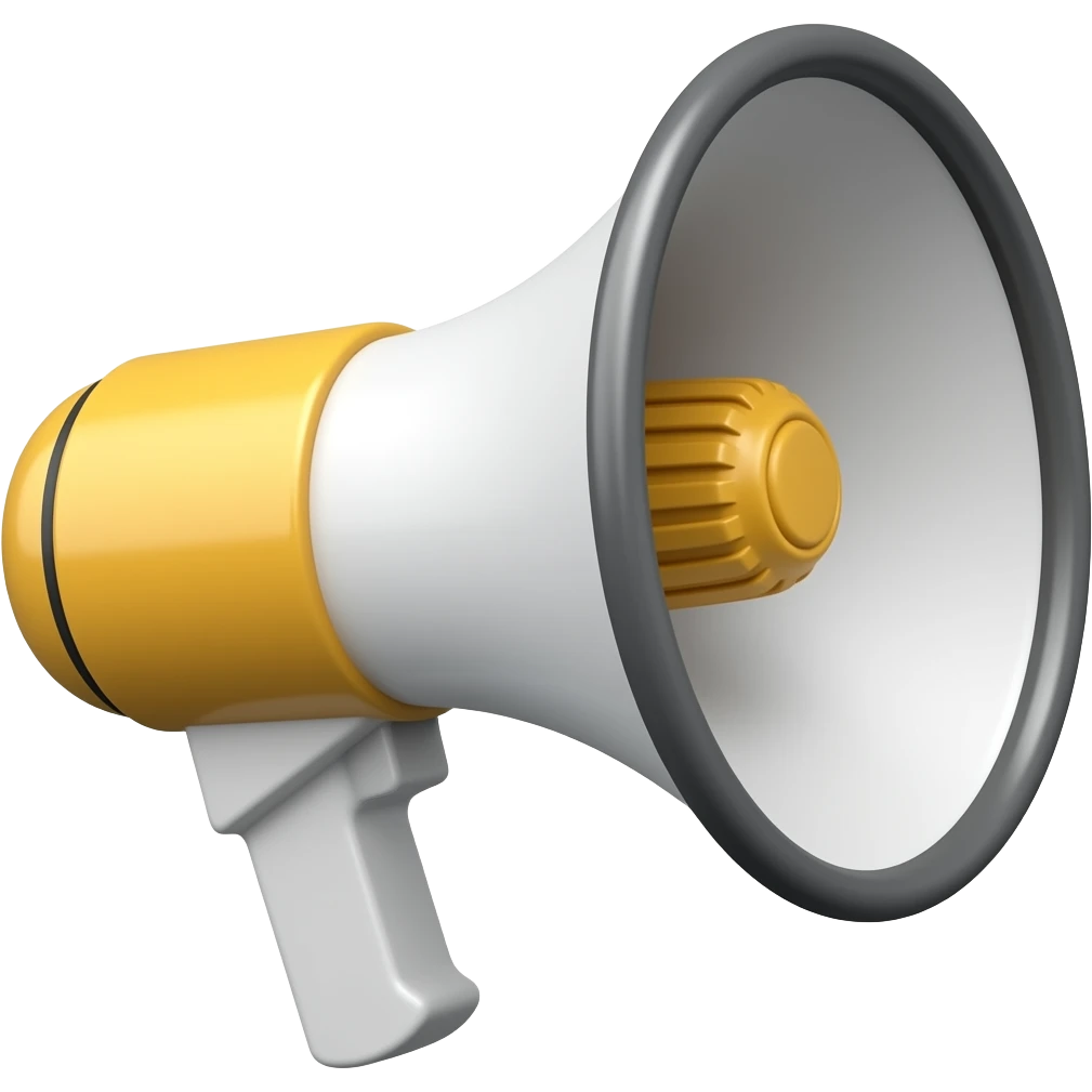 megaphone emoji