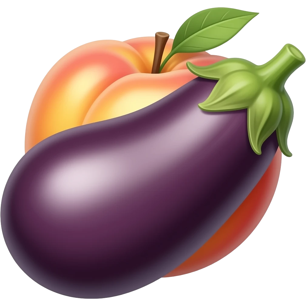 🍑🍆 emoji