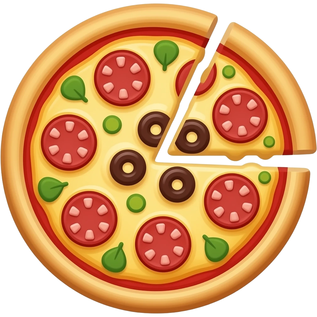 Good pizza great pizza emoji