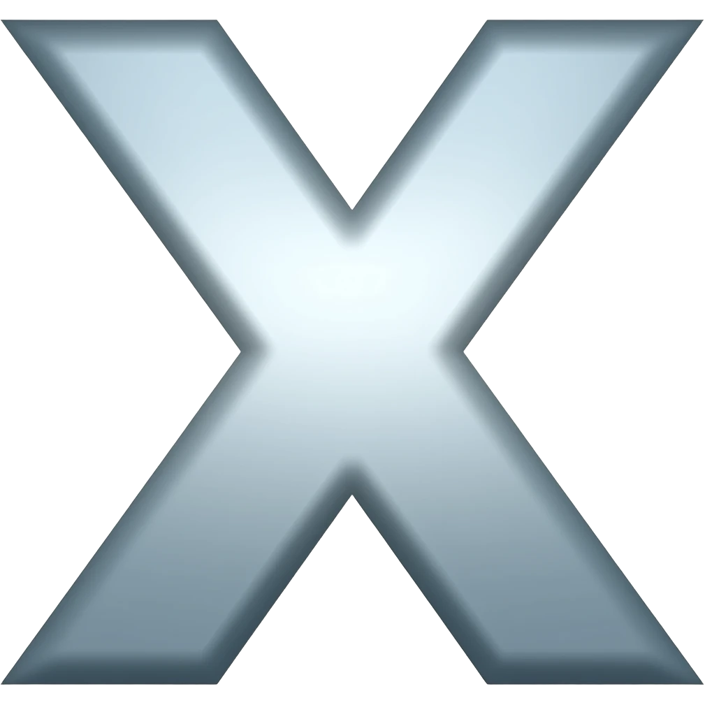 X emoji