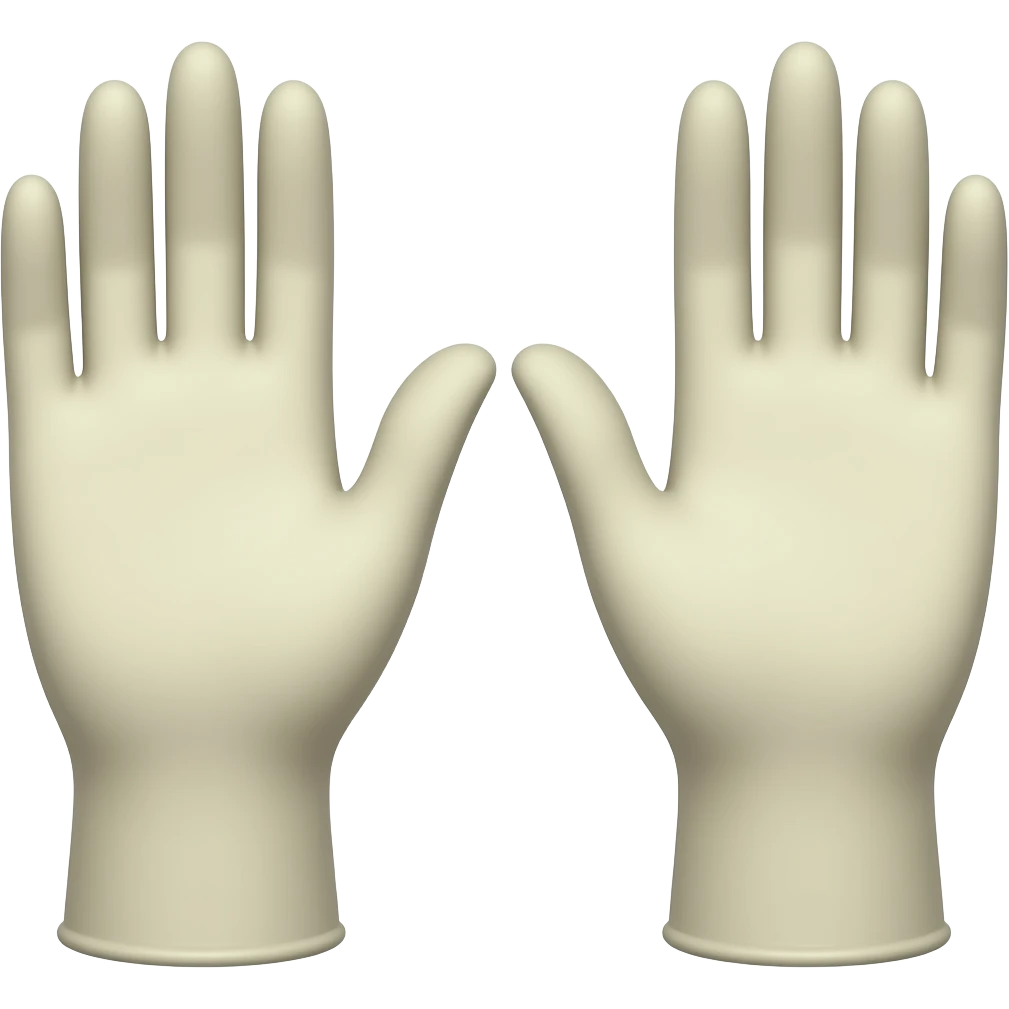 rubber gloves emoji