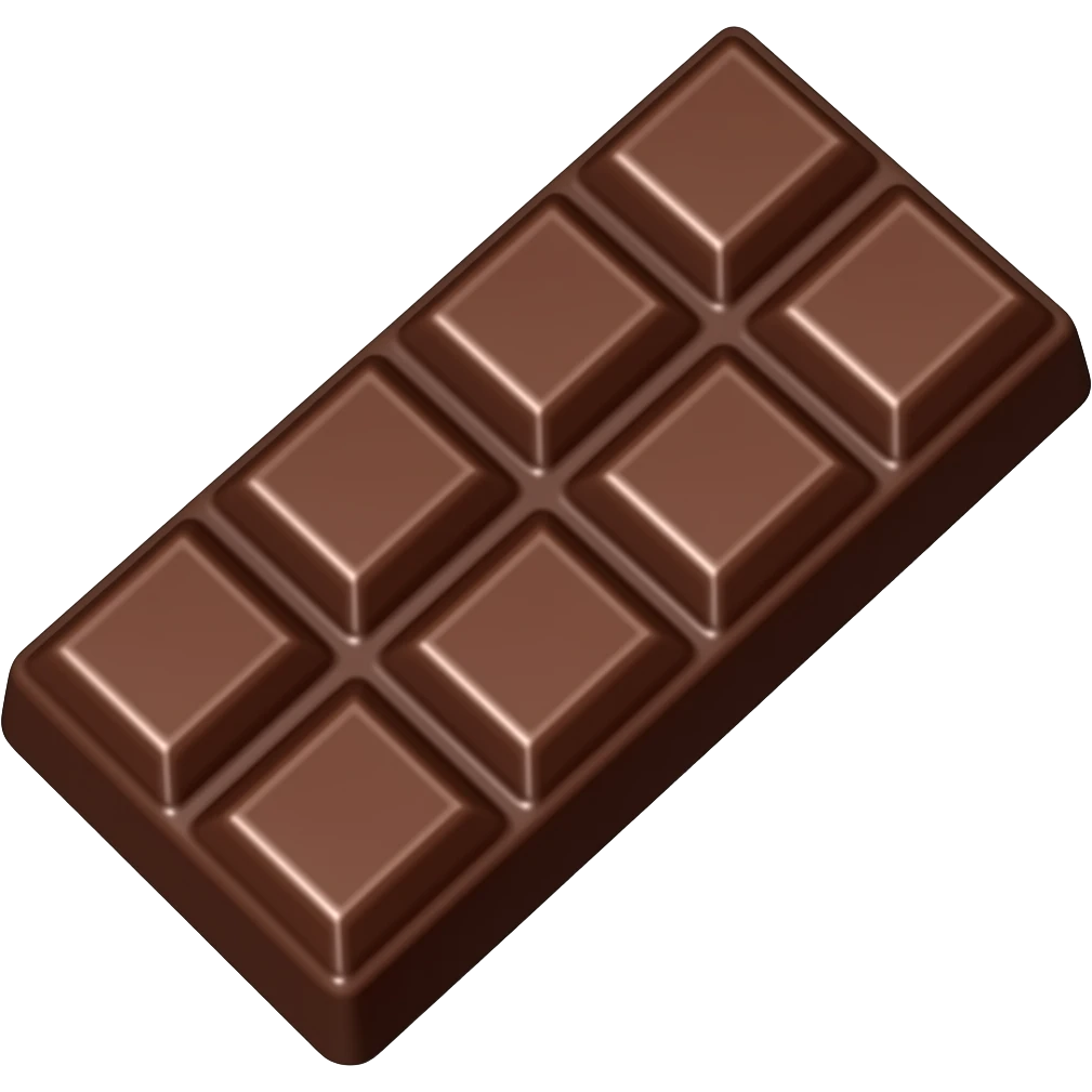 chocolate bar emoji