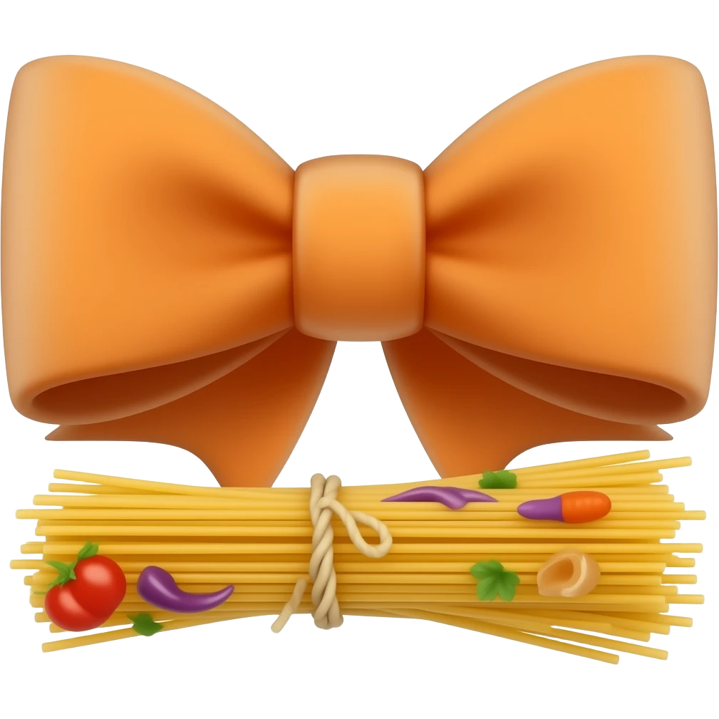 A bow of Vermicelli with vegetables emoji