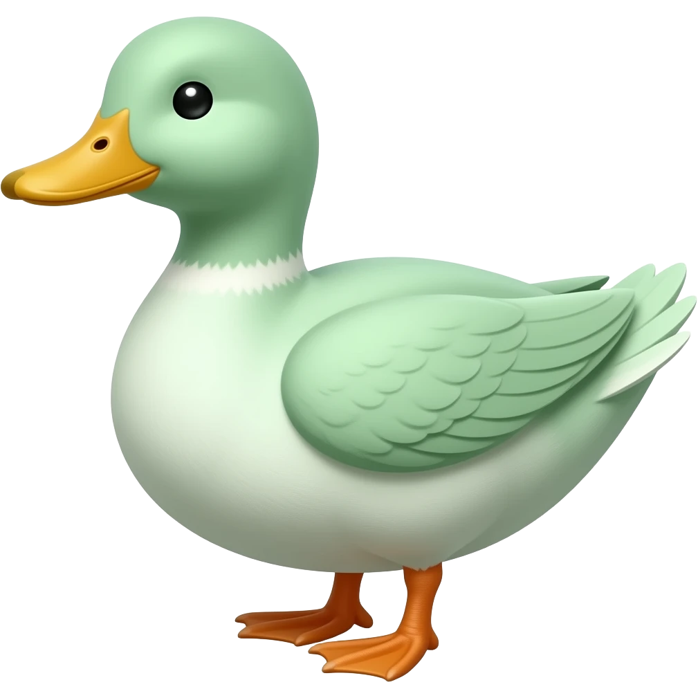 light green duck emoji
