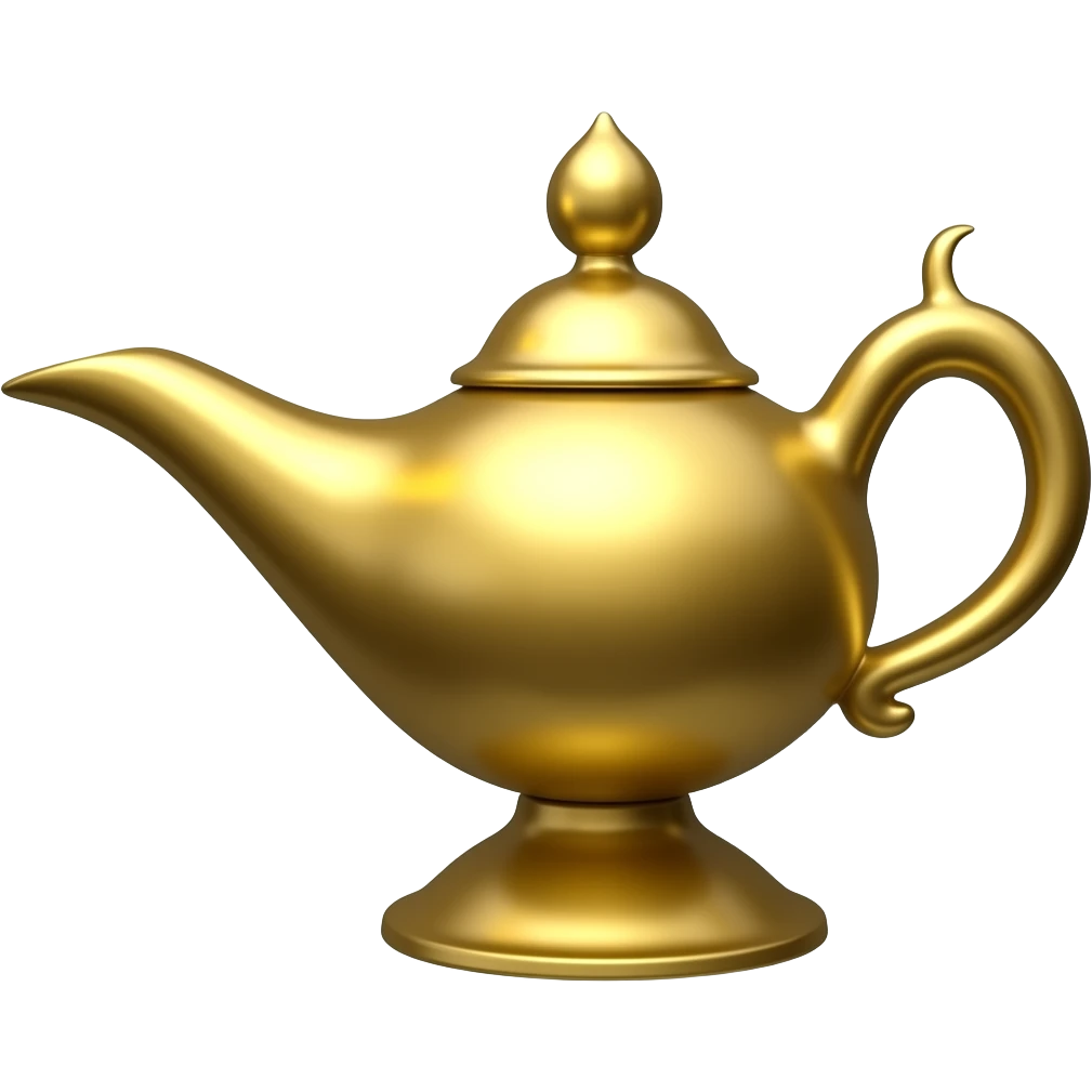 Magic lamp emoji