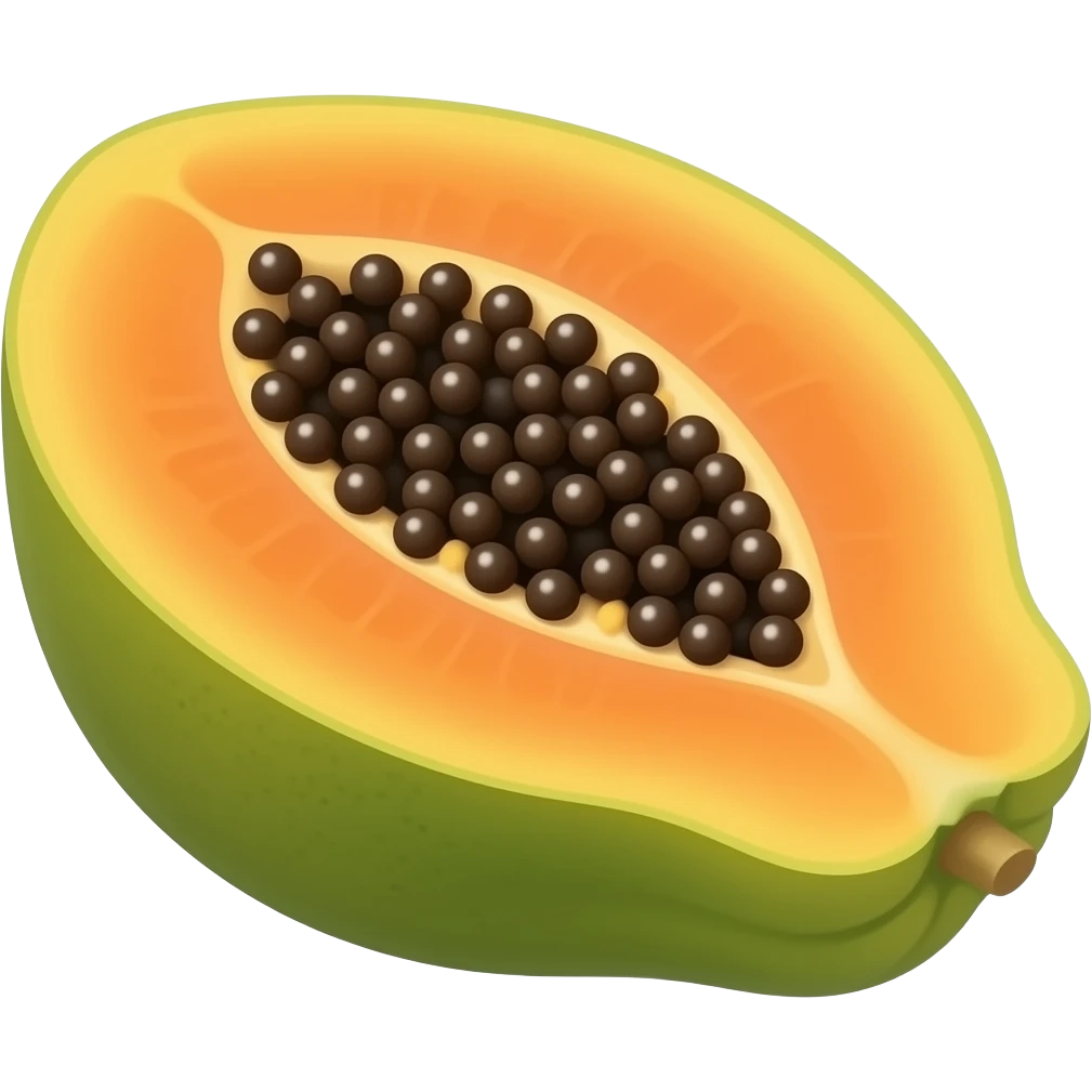 Papaya emoji