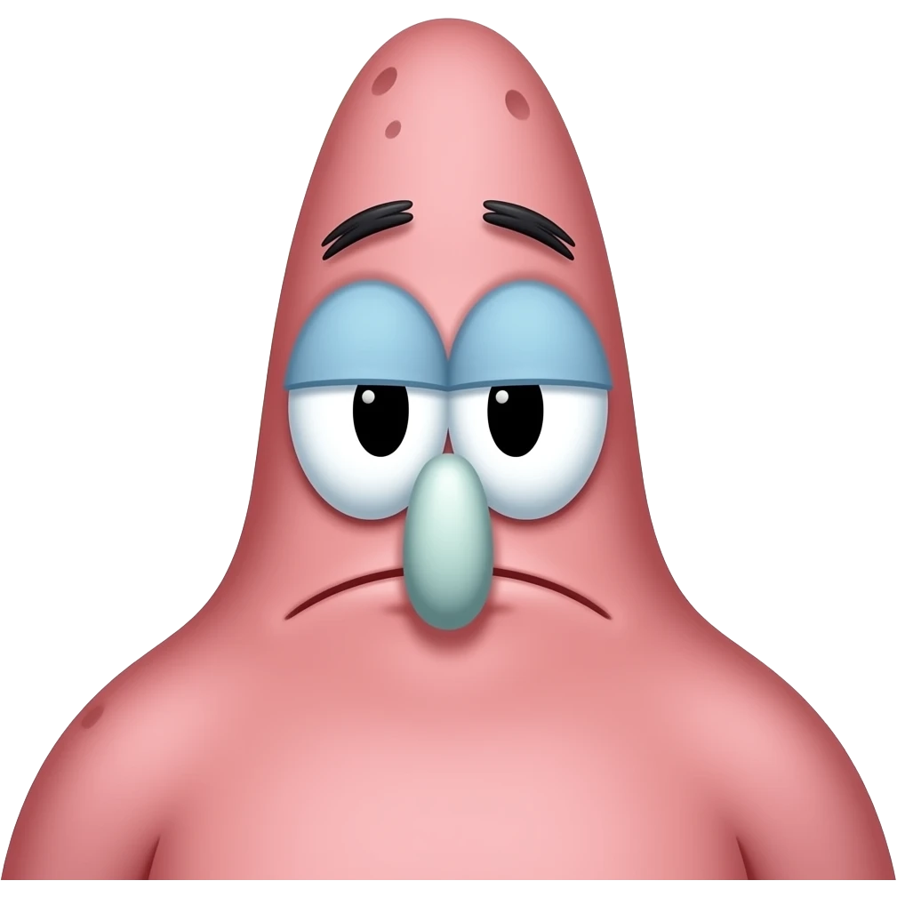 Angry squidward emoji