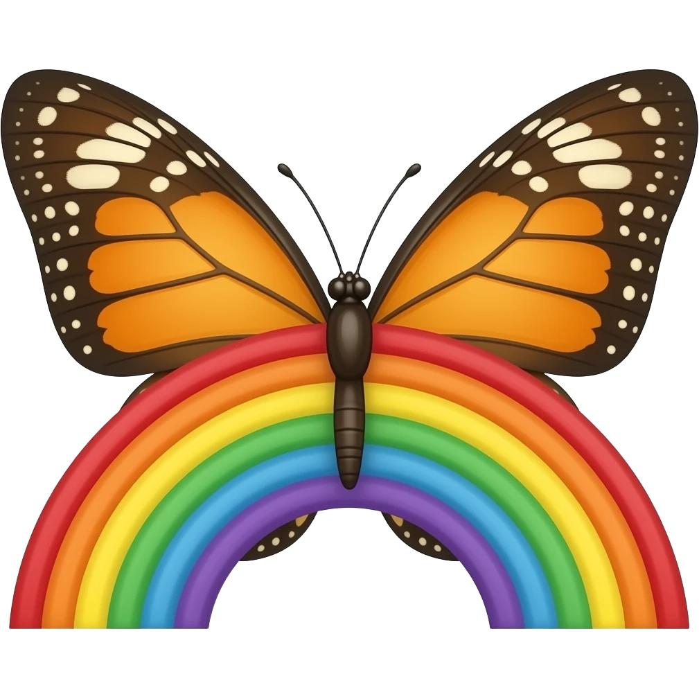 🦋🌈 emoji