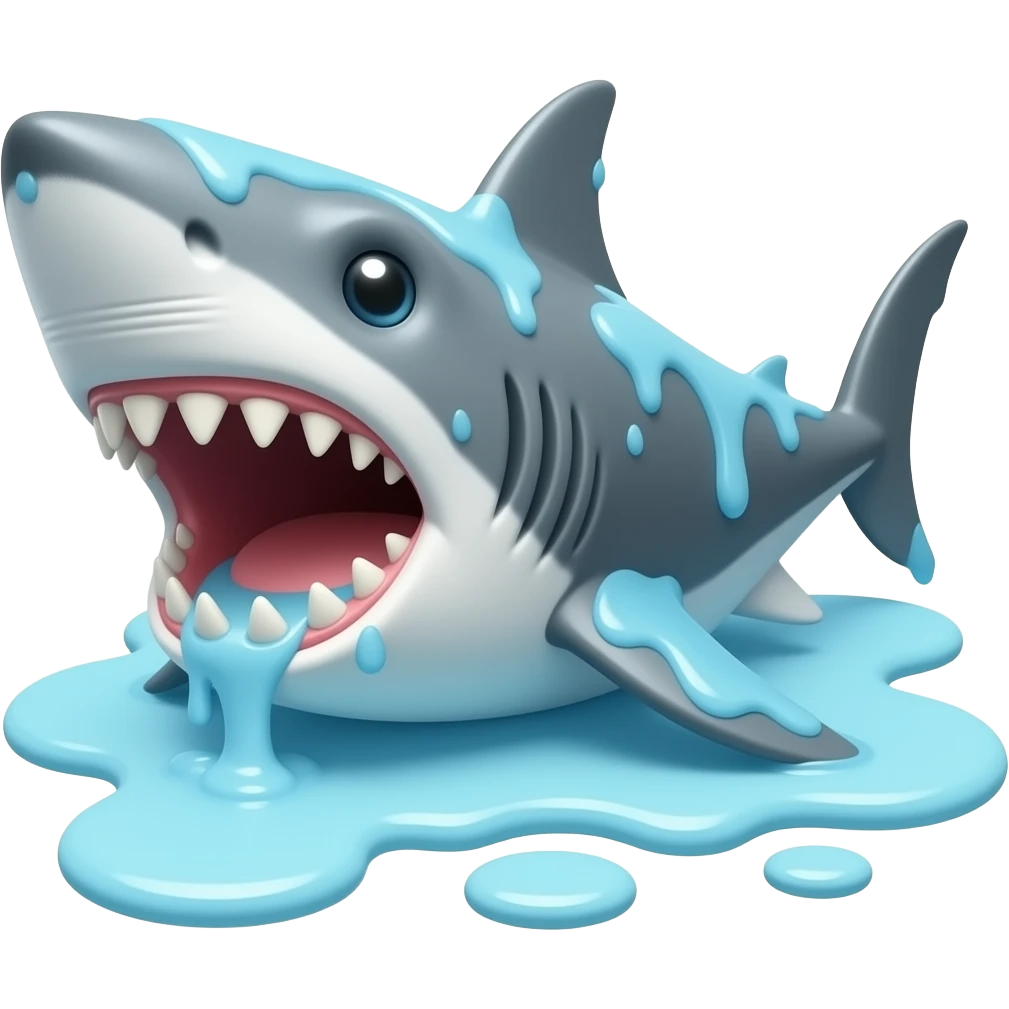 Melting, Shark emoji