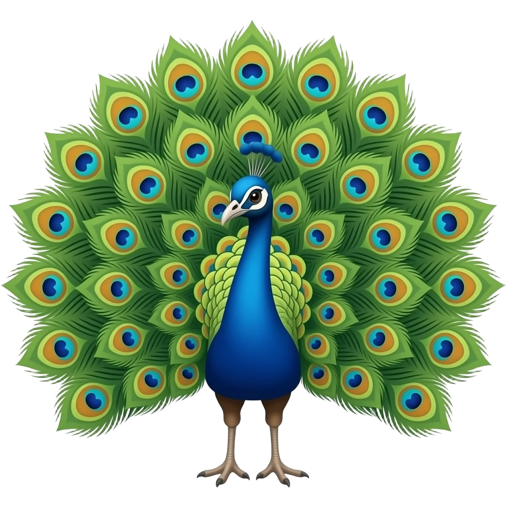 peacock emoji