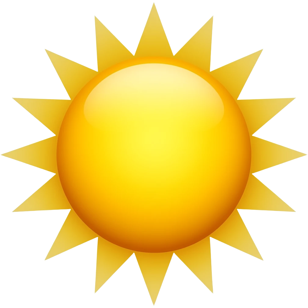 Sun emoji