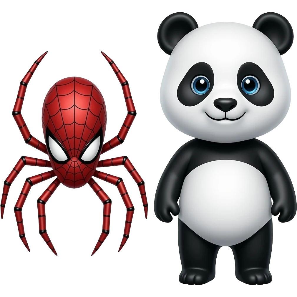 🕷️🐼 emoji