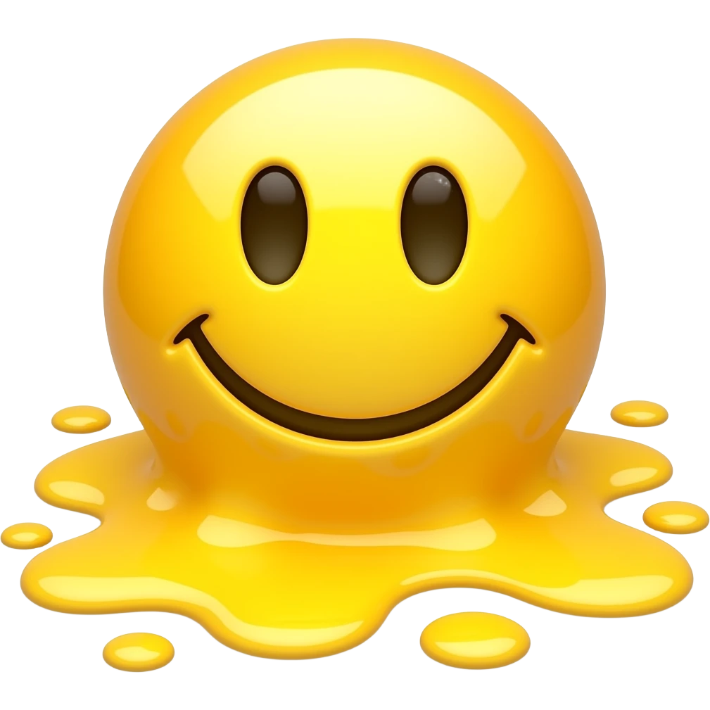 Rosto derretendo muito Smiley emoji