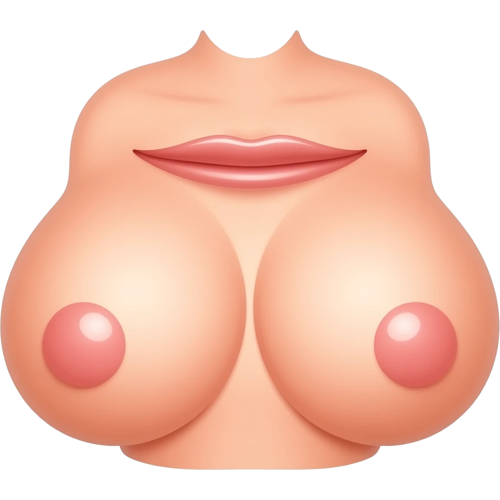 Sucking boobs emoji