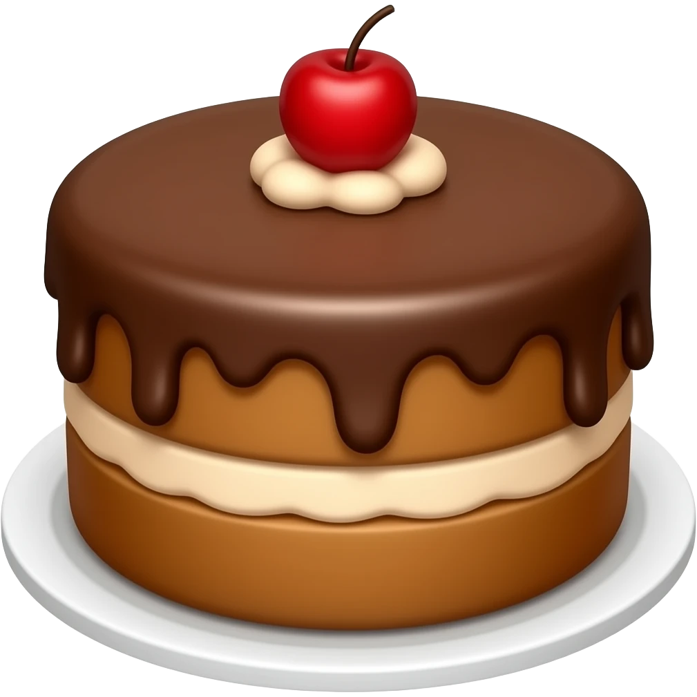 choocolate cake emoji