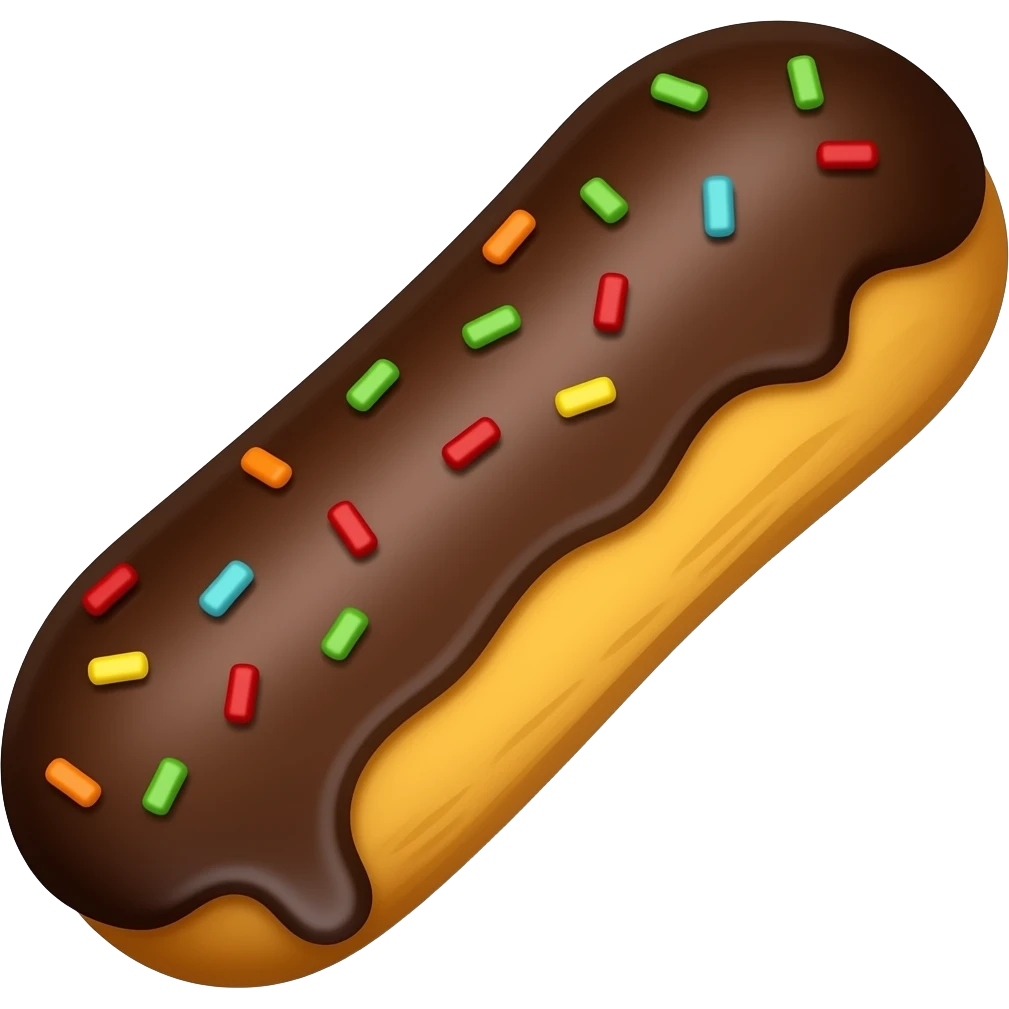 chocolate eclair emoji