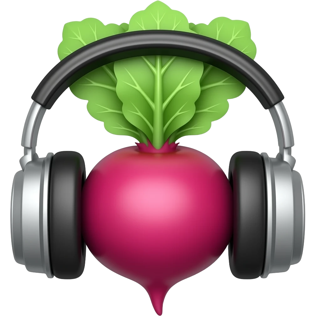 beet using headsets emoji