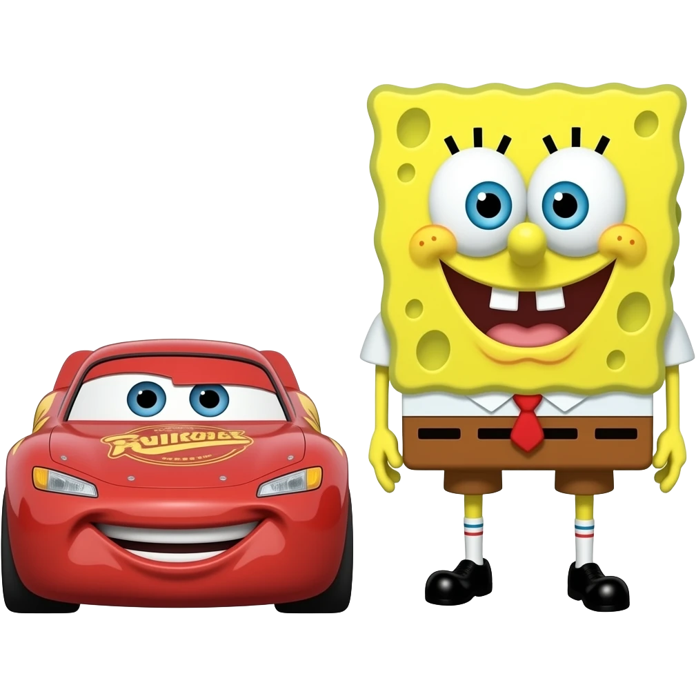 Lightning McQueen Bob esponja emoji